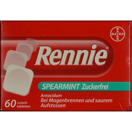 Rennie Spearmint Lozenges 60 pcs - PrimeCare Global