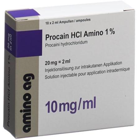 Procaine HCl Amino 20mg/2ml 10amp 2ml - PrimeCare Global