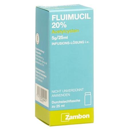 Fluimucil 20% Inf Los 5 mg/25 ml perf 25 ml - PrimeCare Global