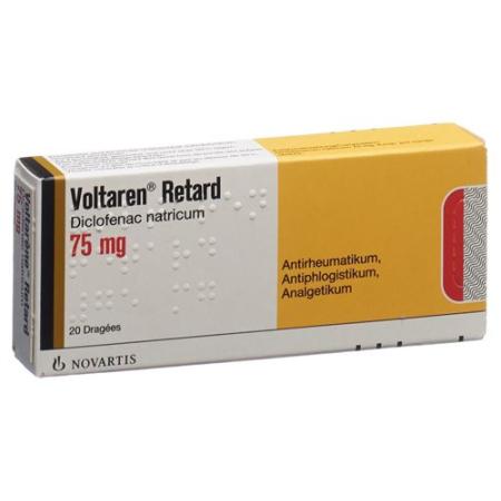 Voltaren Retard Ret Drag 75 mg 100 pcs - PrimeCare Global