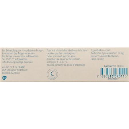 Lamisil Cream 1% tube 15g - PrimeCare Global