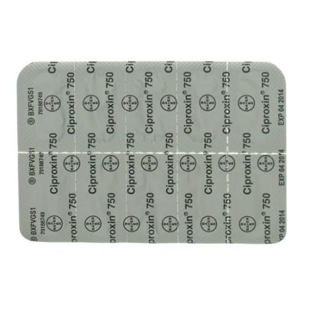 Ciproxin Filmtablet 750 mg 20 pcs - PrimeCare Global