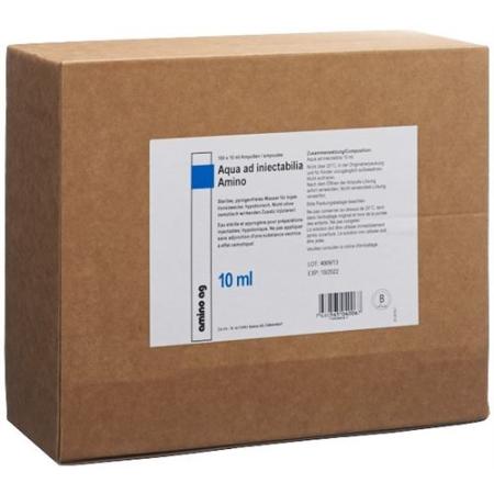 Aqua ad injectabilia Amino Inj L&ouml;s 10ml ampoules 100 pcs - PrimeCare Global