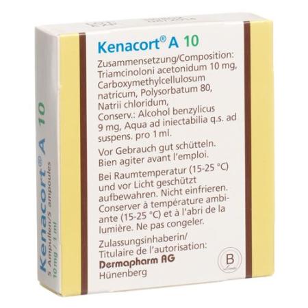 Kenacort-A 10 Inj Susp 10mg/ml 5amp 1ml - PrimeCare Global