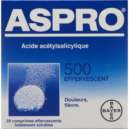 Aspro Brausetable 500 mg 20 pcs - PrimeCare Global