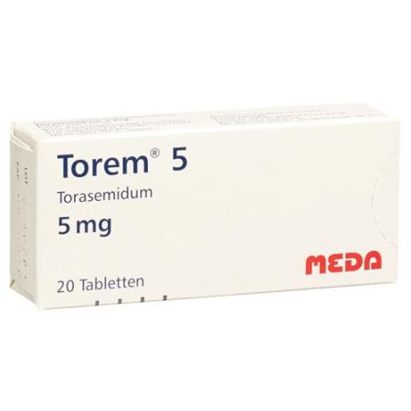 Torem Tabl 5 mg 20 pcs - PrimeCare Global