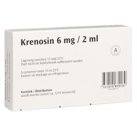 Krenosine Inj Loes 6mg/2ml 6amp 2ml - PrimeCare Global