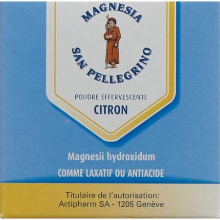 Magnesia San Pellegrino Effervescent Plv lemon 25 bags 4.5 g - PrimeCare Global