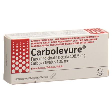 Carbolevure Kaps adult 30 pcs - PrimeCare Global