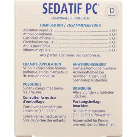S&eacute;datif PC tablets 40 pcs - PrimeCare Global