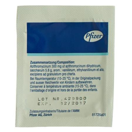Zithromax Gran 300 mg Btl 3 pcs - PrimeCare Global