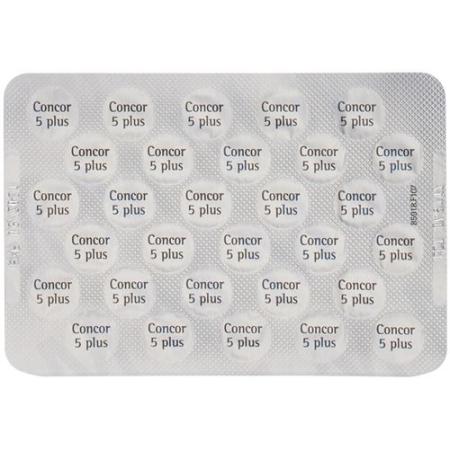 Concor 5 plus lacquer tabl 5/12.5 mg 30 pcs - PrimeCare Global