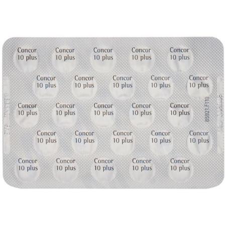 Concor 10 plus lacquer tablet 10/25 mg 100 pcs - PrimeCare Global