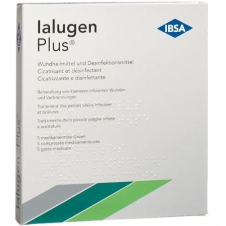 Ialugen Plus medical gauze 10x10cm 5 pcs - PrimeCare Global