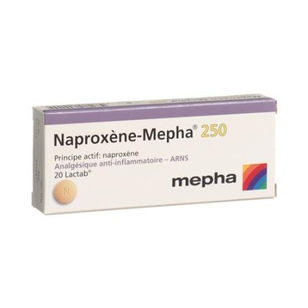 Naproxen-Mepha Lactab 250 mg 20 pcs - PrimeCare Global