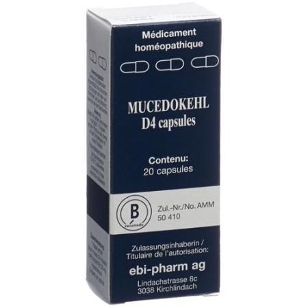 Mucedokehl Kaps D 4 20 pcs - PrimeCare Global