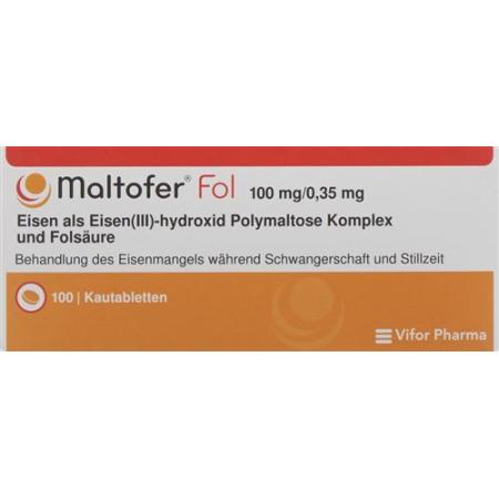Maltofer Fol chewing tablets 100 pcs - PrimeCare Global
