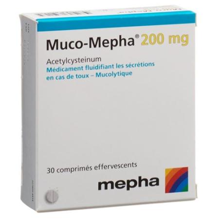 Muco-Mepha Brausetable 200 mg 30 pcs - PrimeCare Global