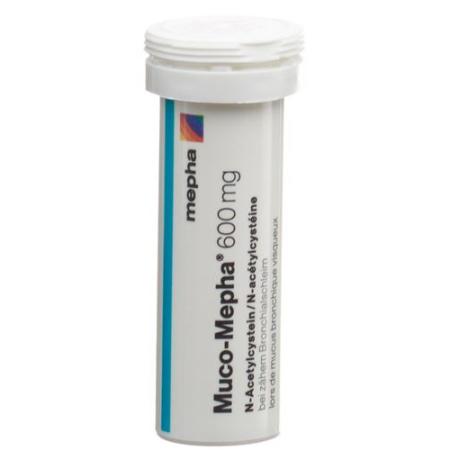 Muco-Mepha effervescent tabletse 600 mg 10 pcs - PrimeCare Global