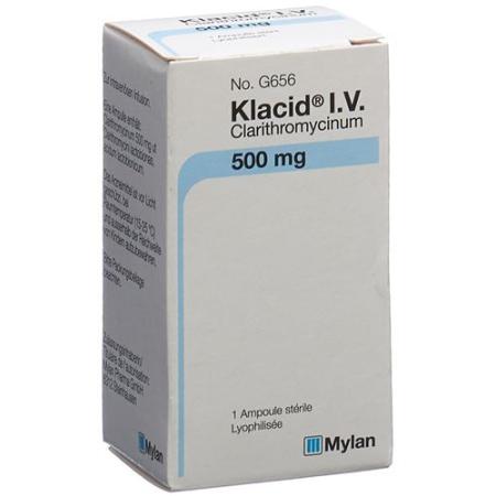 Klacid dry sub 500 mg i.v. amp - PrimeCare Global