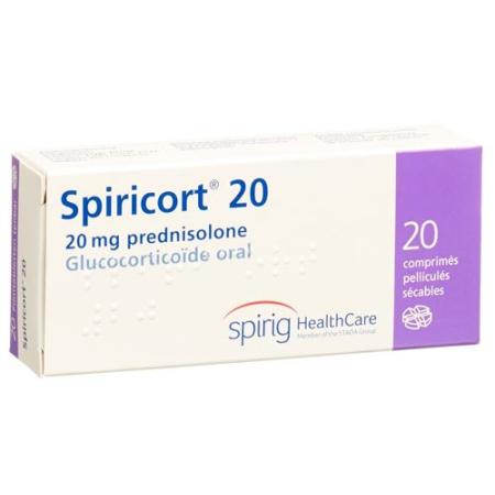 Spiricort Filmtablet 20 mg 20 pcs - PrimeCare Global