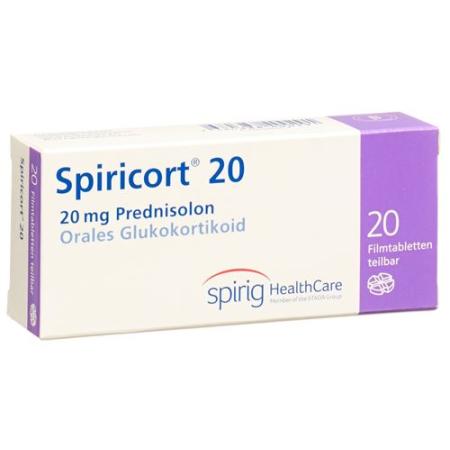 Spiricort Filmtablet 20 mg 20 pcs - PrimeCare Global