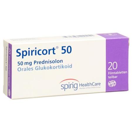 Spiricort Filmtablet 50 mg 20 pcs - PrimeCare Global