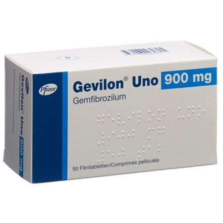 Gevilon Uno Filmtablet 900 mg 50 pcs - PrimeCare Global