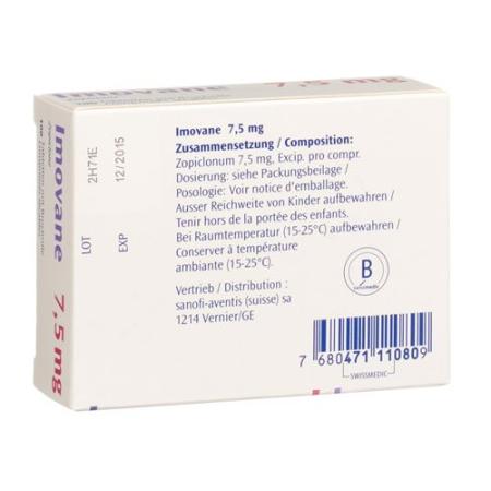 Imovane Filmtablet 7.5 mg 100 pcs - PrimeCare Global