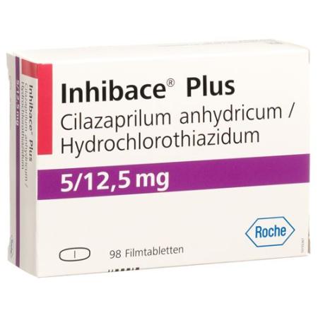Inhibace Plus film tablets 5/12.5 mg 98 pcs - PrimeCare Global