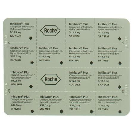 Inhibace Plus film tablets 5/12.5 mg 98 pcs - PrimeCare Global