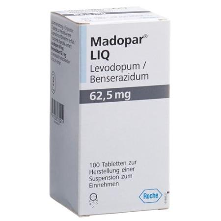 Madopar LIQ Tabl 62.5 mg Ds 100 pcs - PrimeCare Global