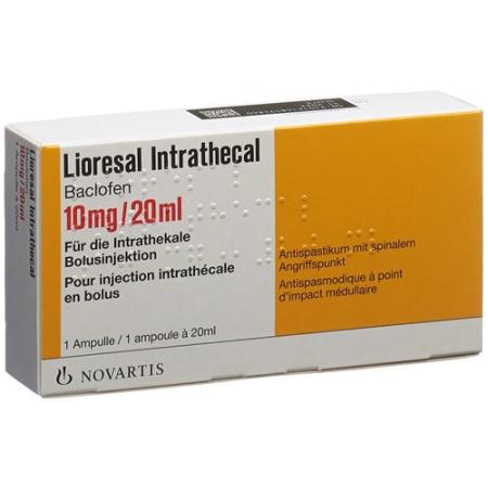 Lioresal intrathecal Inj L&ouml;s 10 mg/20ml amp - PrimeCare Global