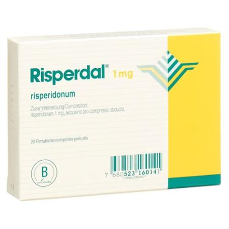 Risperdal Filmtablet 1 mg 20 pcs - PrimeCare Global
