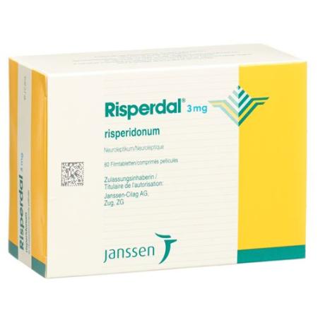 Risperdal Filmtablet 3 mg 60 pcs - PrimeCare Global