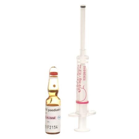 Konakion MM pediatric Inj L&ouml;s 2 mg/0.2ml 5 amp 0.2 ml - PrimeCare Global