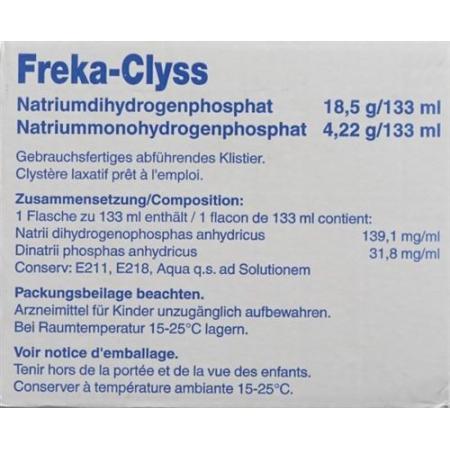 Freka Clyss enema 20 bottles 133 ml - PrimeCare Global