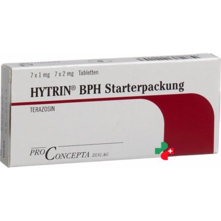 Hytrin BPH starter pack tabl 7x1mg 7x2mg 14 pcs - PrimeCare Global