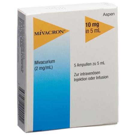 Mivacron Inj Loes 10mg/5ml 5amp 5ml - PrimeCare Global