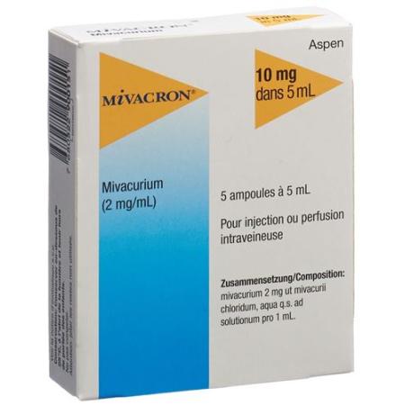 Mivacron Inj Loes 10mg/5ml 5amp 5ml - PrimeCare Global