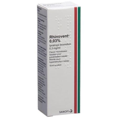 Rhinovent Nasal Spray 0.03% 15ml - PrimeCare Global