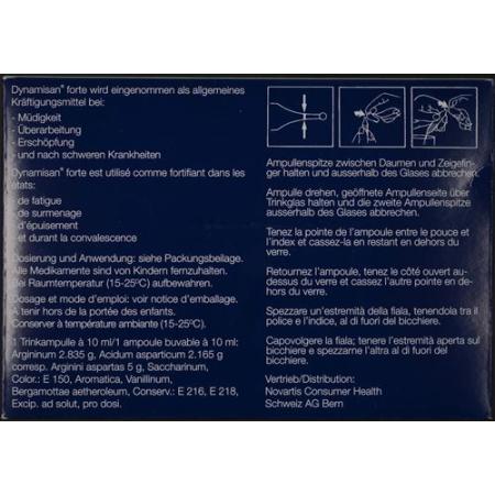 Dynamisan Forte Trink Lösung 40 Ampullen 10 ml - PrimeCare Global