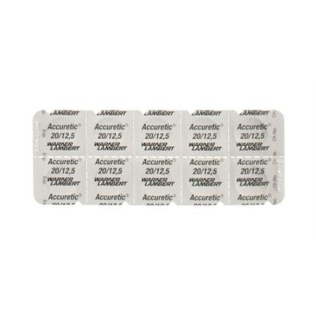 Accuretic 20/12.5 mg 100 Filmtabletten - PrimeCare Global