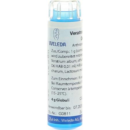 Weleda Veratrum album ethanol. Decoctum Glob D 6 4g - PrimeCare Global