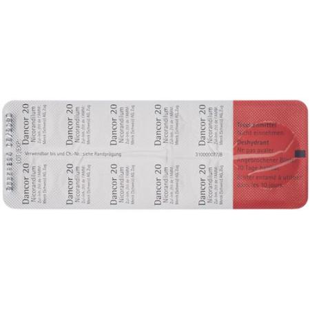 Dancor Tabl 20 mg 30 pcs - PrimeCare Global