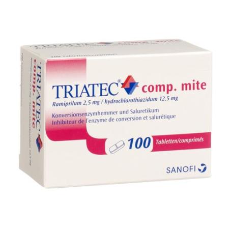 Triatec comp. mite Tabl 2.5/12.5 mg 100 pcs - PrimeCare Global