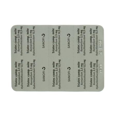 Triatec comp. mite Tabl 2.5/12.5 mg 100 pcs - PrimeCare Global