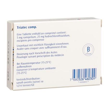 Triatec comp. Tabl 5/25 mg 20 pcs - PrimeCare Global