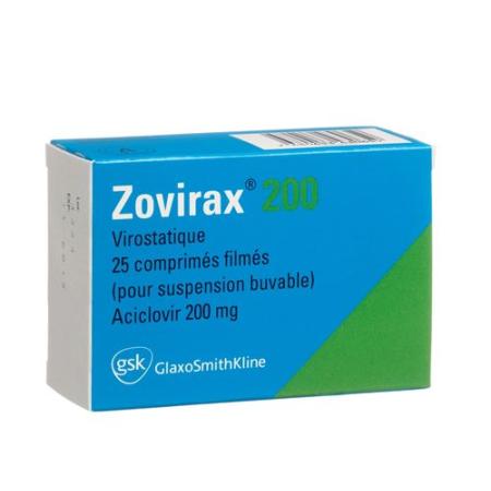 Zovirax Filmtablet 200 mg 25 pcs - PrimeCare Global