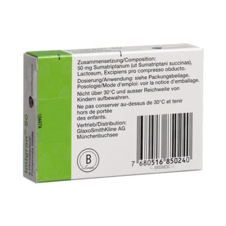 Imigran Filmtablet 50 mg 6 pcs - PrimeCare Global
